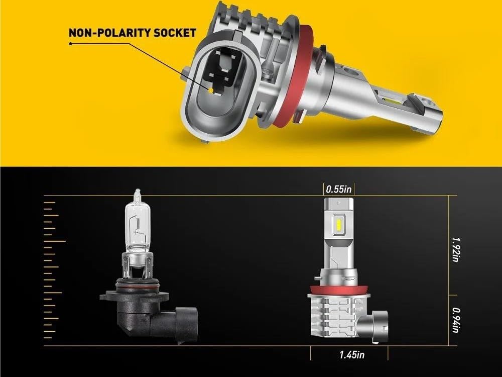 Fit for Fog H8 H11 H16JP H10 Car Lamp Fog Lamp Canbus Errorless 6500K