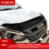 ABS Накладки на капот Защитные накладки Аксессуары Для Isuzu Dmax D-max 2016 2017 2018 2019 Автомобильный стайлинг YCSUNZ