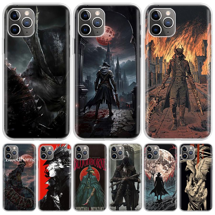 Чехол для телефона Bloodborne Game для iPhone 17 Air 16 15 14 Plus 13 Mini 12 11 Pro Max 16E 7 Печать 8 SE Fundas Чехол Мягкий Coque 16 15