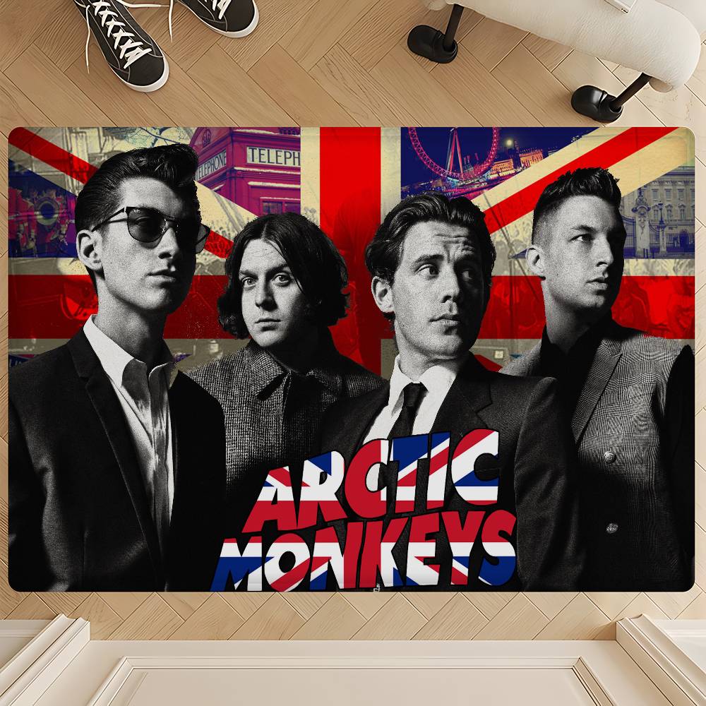 Indie Rock Band A-Arctic M-Monkeys Floor Mat Rectangle Anti-slip Home Soft Badmat Front Door Indoor Outdoor Mat Hotel Decor Mat