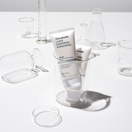 Genabelle Успокаивающий солнцезащитный крем Laser SPF 50+ PA+++ 70 мл