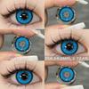 Eyeshare Cosplay Colored Contact Lenses 1pair Colorful Contact Lenses Blue Anime Contacts Halloween Makeup Purple Lenses Yearly