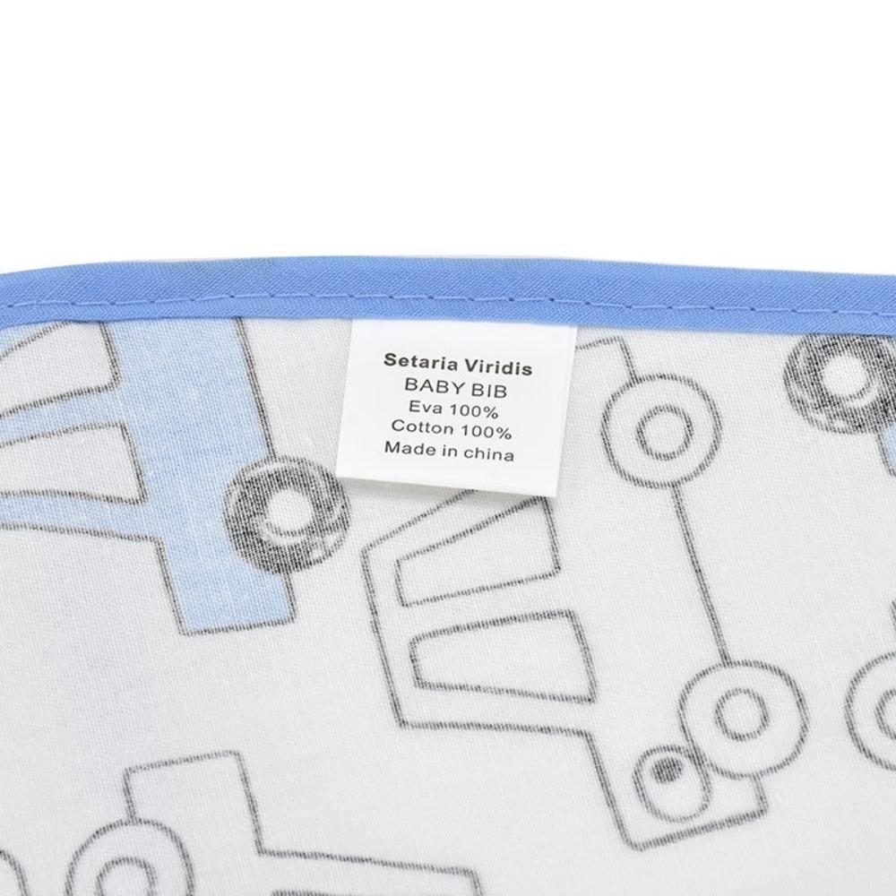 Водонепроницаемые детские слюнявчики с мультяшным рисунком, дизайн с большим карманом, детский фартук, детские слюнявчики из ЭВА для девочек и мальчиков