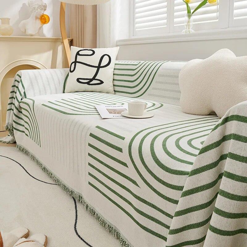 Одеяло универсальное, пылезащитное и устойчивое к кошачьим царапинам, тканевое одеяло для дивана, домашний декор, диванное полотенце, одеяло из синели, чехол для дивана