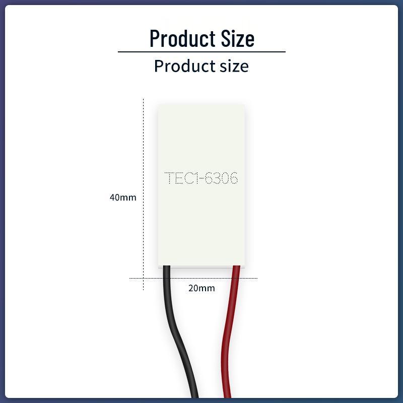 High Temp Cooling Chip 6306TEC for Medical Beauty, Narrow Edge, 20x40