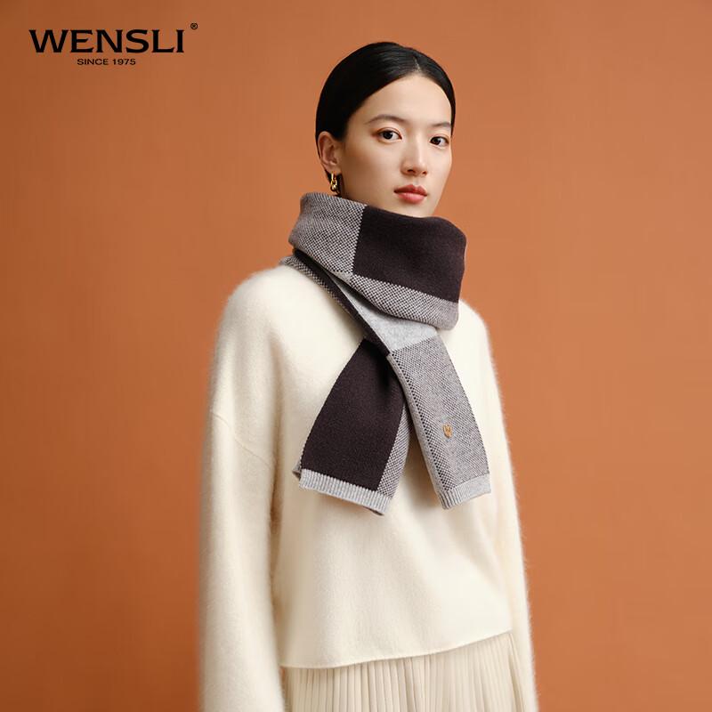 Wanshili Women's 100% Wool Winter Scarf