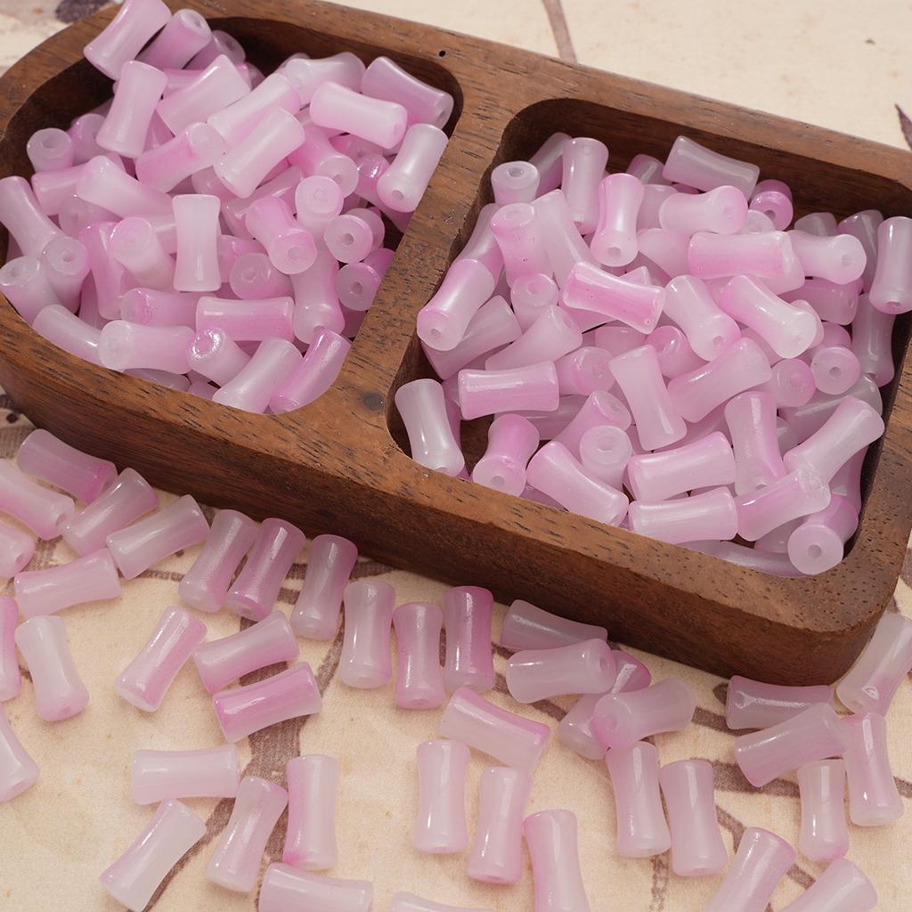 Стеклянные ореолы для окрашивания Бамбуковые бусины Бусины в старинном стиле Бусины ручной работы Аксессуары для бисера Глазурь Имитация нефрита Бусины Материалы