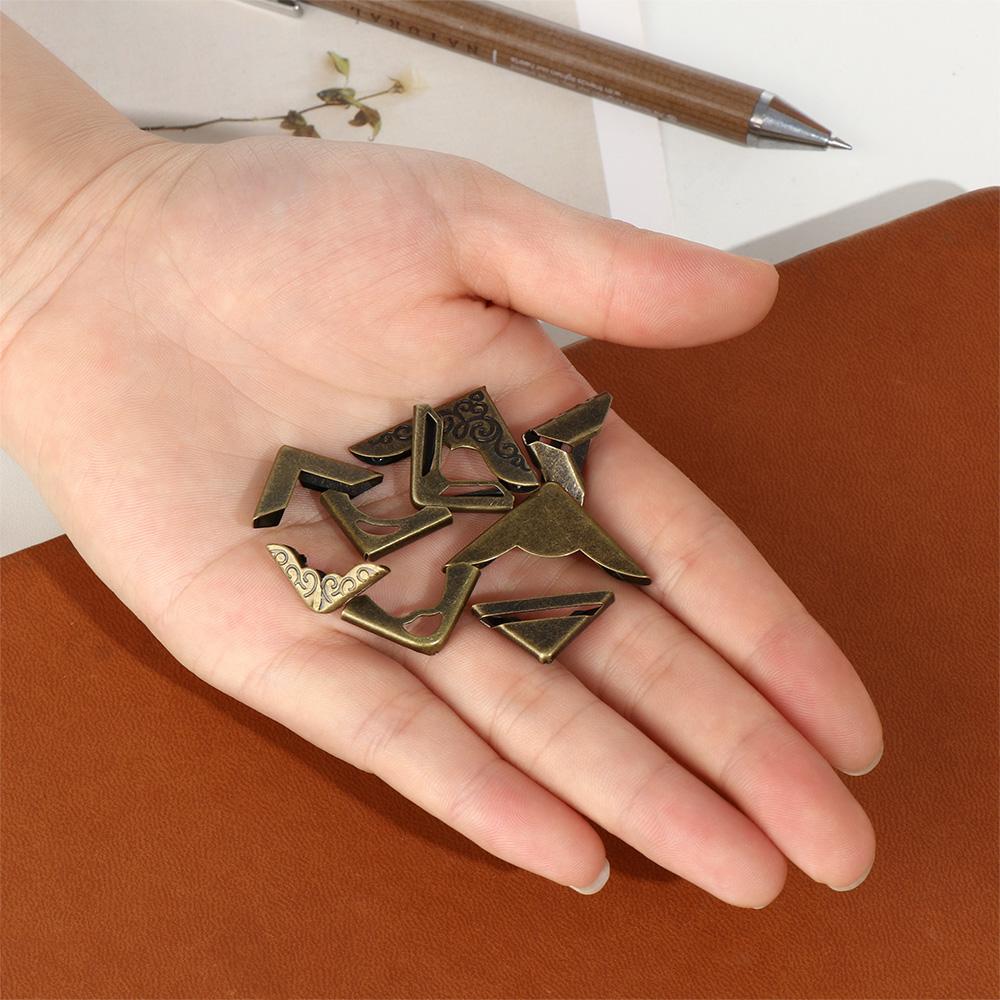 4 шт. Декор для поделок Обложки Декорации Меню Фотоальбомы Металлические Уголки Защита Углов Книг Аксессуары для Скрапбукинга