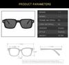 Солнцезащитные очки Женские Модные Мужские Квадратный Дизайн Солнцезащитные очки Винтажные Женские Мужские Пластиковая Оправа Стильные