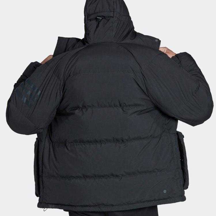 Мужские пуховики Adidas Мужские Черные С капюшоном Умеренные