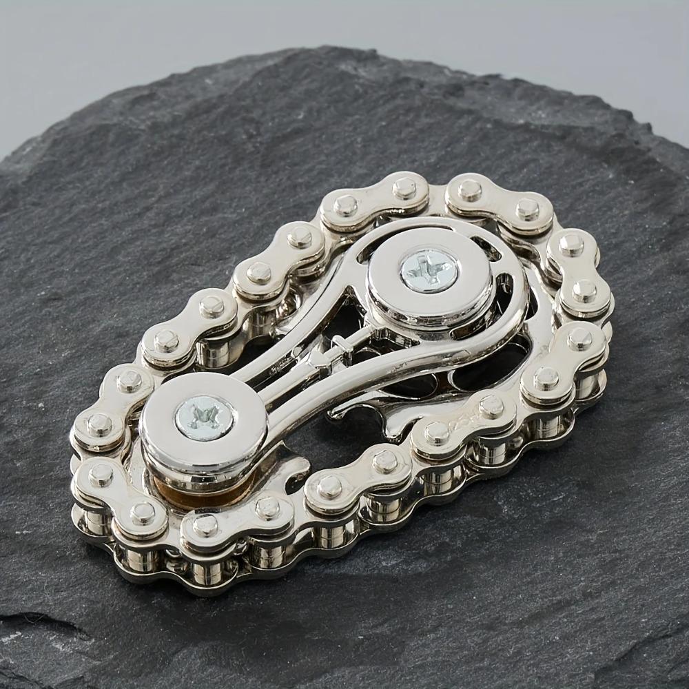 New Sprockets Flywheel Fingertip Gyro Fidget Spinner Antistress Anxiety Metal Bike Chains EDC Spinner Fidget Toys For Adult