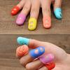 Sewing Silicone Finger Cover Caps Thimble Breathable Protective Finger Thimble Colorful Quilting Sewing Needlework Craft