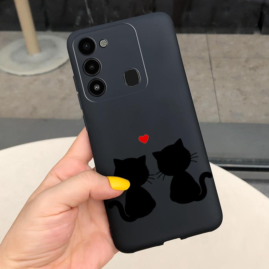 Силиконовый чехол с рисунком сердца для пары для Tecno Spark 8C Чехол Spark8 8 C KG5k KG5j Расписной мягкий ТПУ чехол для телефона для Tecno Spark 8 Pro Чехол