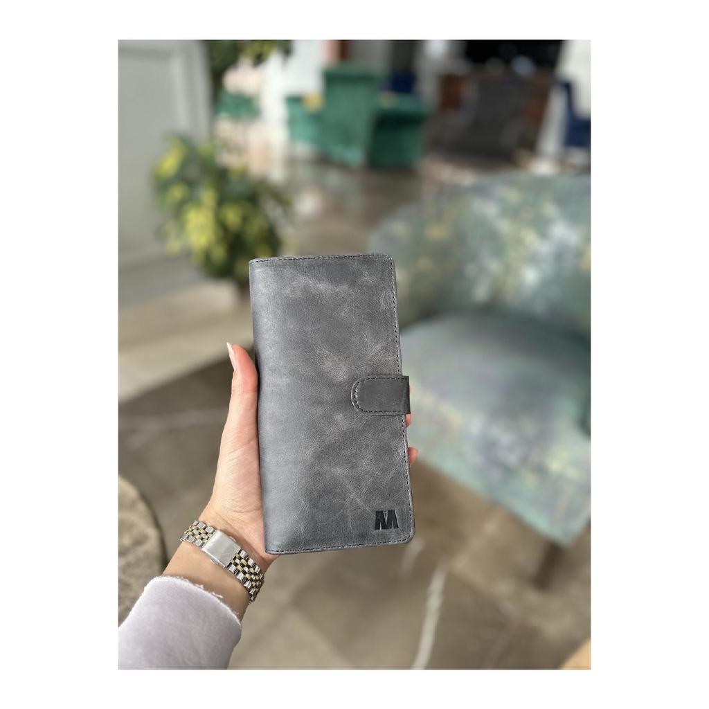 Кошелек унисекс из натуральной кожи Twist 2323 с отделением для телефона