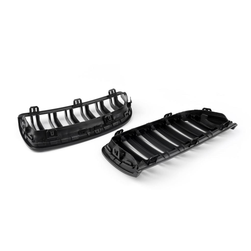 Front Bumper Kidney Grill Gloss Black Left&Right For 2005-2008 BMW 3 Series E90 320i 325i 325xi 330i 323i 328i 328xi 335i 335xi