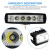 1/2Pcs LED Work Light Strip Shape Light Bar 6000K Flood Spot White Off Road Head Car Light IP67 Auto Parts For Multiple Scenes