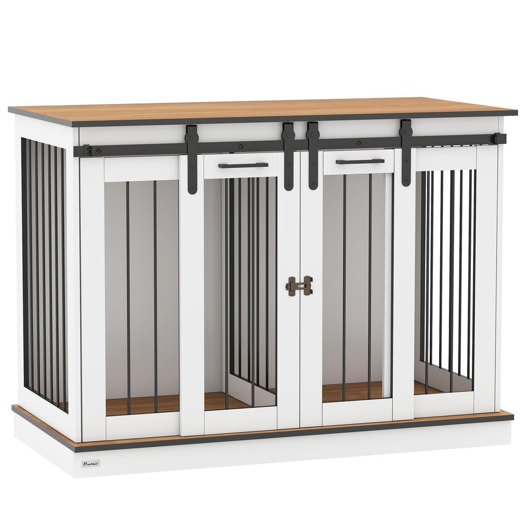 Dog Crate Furniture for Large Dogs, Double Dog Cage for Small Dogs
