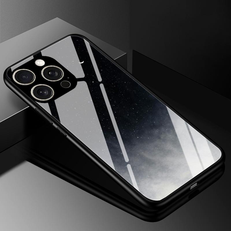 Чехол-бампер для iPhone 16 Pro Max, Чехлы из закаленного стекла для iPhone 15 14 13 12 11 Pro Max X XS XR 7 8 Plus SE, Жесткая задняя панель