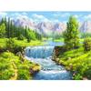 5D Diy алмазная живопись Пейзаж Пейзаж Вышивка крестиком полная дрель круглая Алмазная вышивка мозаика картины из стразов Декор