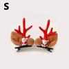 20 Pairs Hair Ball Christmas Antler Deer Ear Hairpins Hair Clip Hair Accessories Christmas Headbands Christmas Gift For Kids