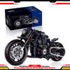 586 шт. Классический набор строительных блоков мотоцикла для взрослых, крутые модели мотоциклов-гонщиков, рождественские подарки, игрушки для детей и мальчиков