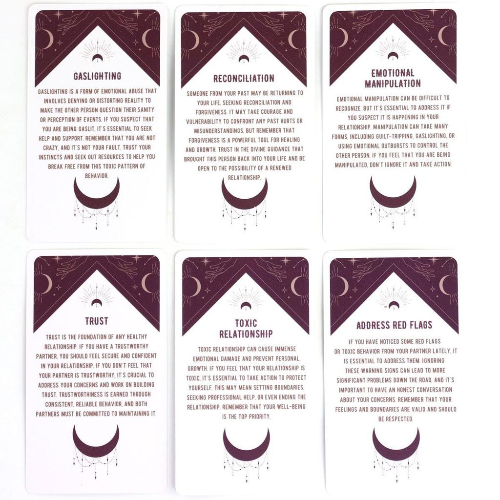 10.3*6см Колода карт Оракул Космические Связи 54 шт. Карты Оракул, Вдохновленные Вселенной для Любви и Отношений