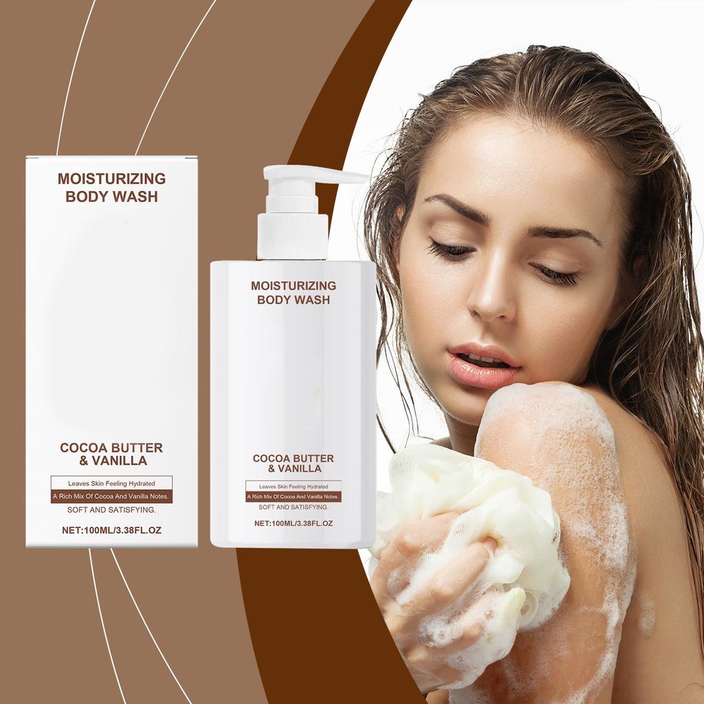 Ароматный увлажняющий гель для душа, длительное увлажнение в течение 24 часов, успокаивает и восстанавливает, подходит для всех типов кожи, нежно очищает