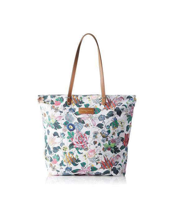 Christian Lacroix Sac Cabas Lidia 8 white acid flower