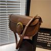 Retro High-end Fashion Bag Women's Commuter Versatile Saddle Bag Popular Foreign Casual Shoulder Bag