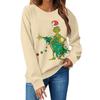 Women's Casual Round Neck Long Sleeve Valentine's Day Printed Pullover Top