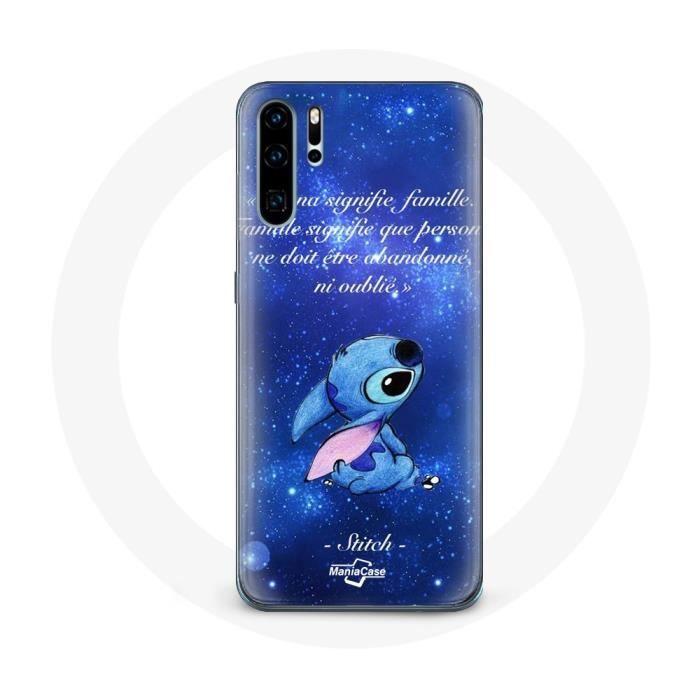 Чехол для Huawei P30 Стич Охана Цитата