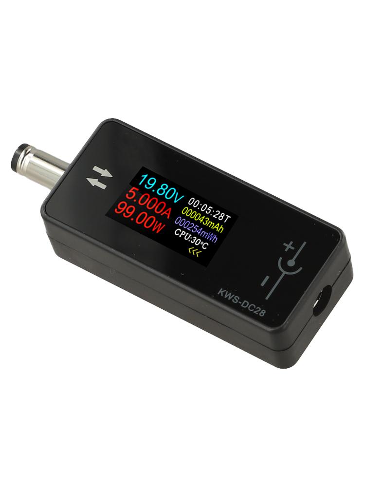 KWS DC28 Charging Tester Current Voltage Power Meter For Computer Monitor Router Power Tool Detection Ammeter