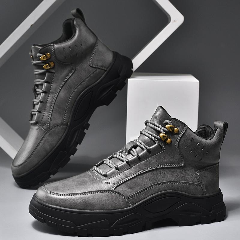Мужская защитная обувь Рабочие кроссовки Рабочие защитные ботинки Зимняя обувь Мужская обувь Спортивная обувь Ботильоны Ботинки для мотокросса Массивные ретро