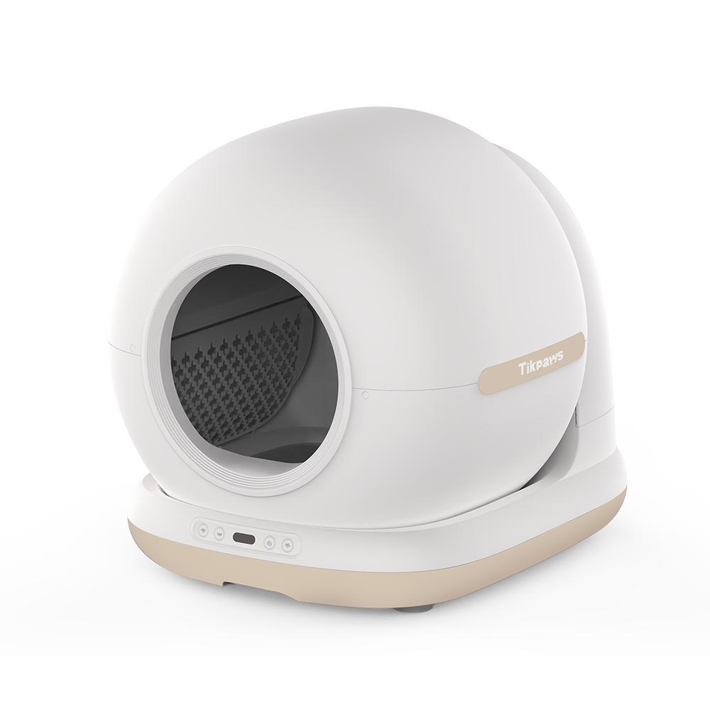 70 л Умный кошачий туалет, автоматический самоочищающийся, полностью закрытый кошачий туалет, управление с помощью приложения, лоток для туалета домашних животных, английская версия, новый