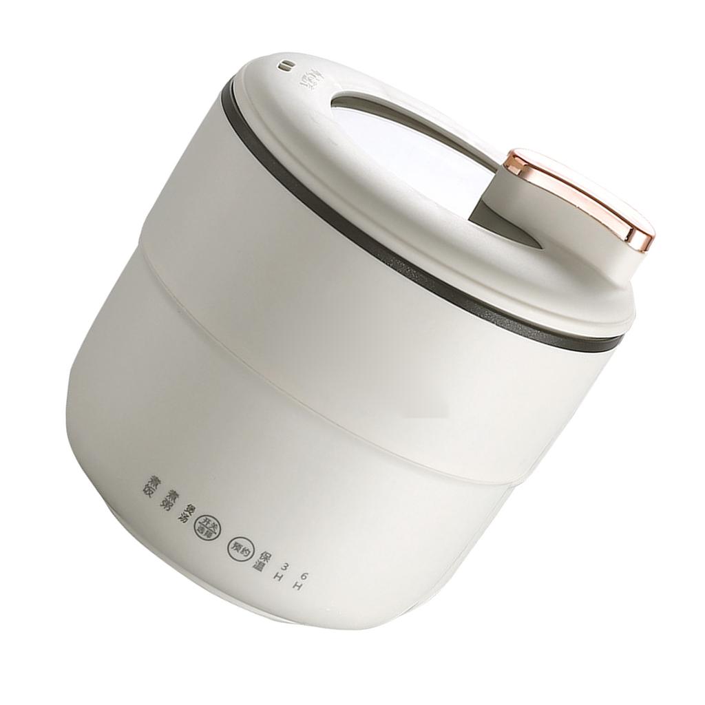 Portable Mini Rice Cooker 1.8L Small Electric Nonstick Rice Cooker With Overheat Protection Auto Power Off