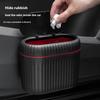 Car Trash Can PP Door-mounted In-car Desktop Portable Pop-up Lid Large-capacity Storage Bucket Paper Waste Car Accessories