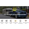 Tire Pressure Monitoring System, Solar Tire Pressure Monitor with 6 External Sensors, Ambient Light, Real time Display