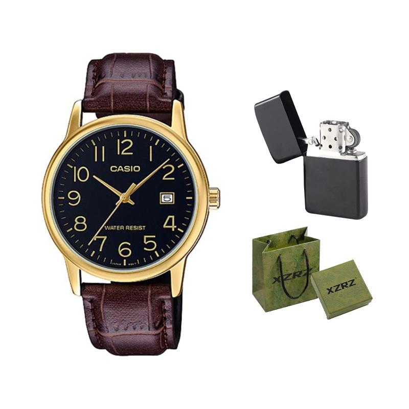 Casio Женские стандартные часы MTP-V002GL-1B2021, черные