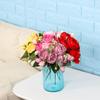 head DIY Decor Home Ornament Vintage Rose bouquet Silk Peony  Artificial Flowers  Party Decoration