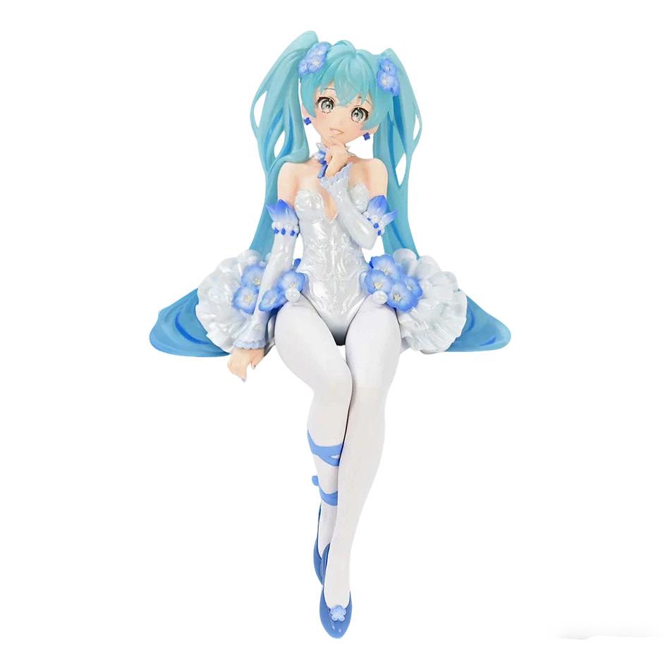 Хацунэ Мику Синие Волосы Аниме Фигурка Сакура и Цветок Свадьба Двойной Стиль ПВХ Статуя Коллекционная Фигурка для Коллекции Фанатов