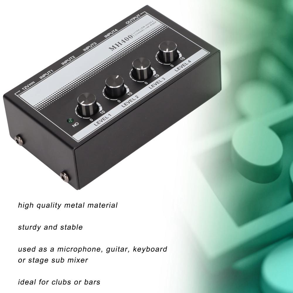 100-240V for US Plug Stereo Audio Amplifier Adjustable Volume Earphone Splitter Studio Use