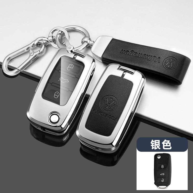 Для VOLKSWAGEN VW Чехол-обложка для корпуса автомобильного ключа Для Volkswagen VW Polo Golf Passat Tiguan Beetle Caddy T5 Up Eos Skoda Octavia Seat L