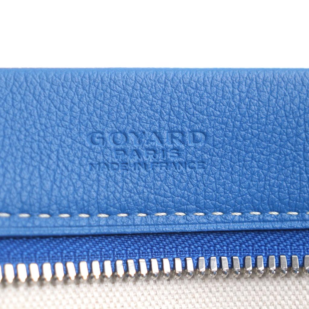 Pristine GOYARD Clutch Bag Conti Pouch Blue Mens CONTIPPMLTY01CL01P Used