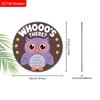 Funny Wooden Sign with Adorable Owls Pattern, Unique Decorative Plaques & Signs for Front Door, Wall Hanging Decor, Ideal Gift for Friend & Family