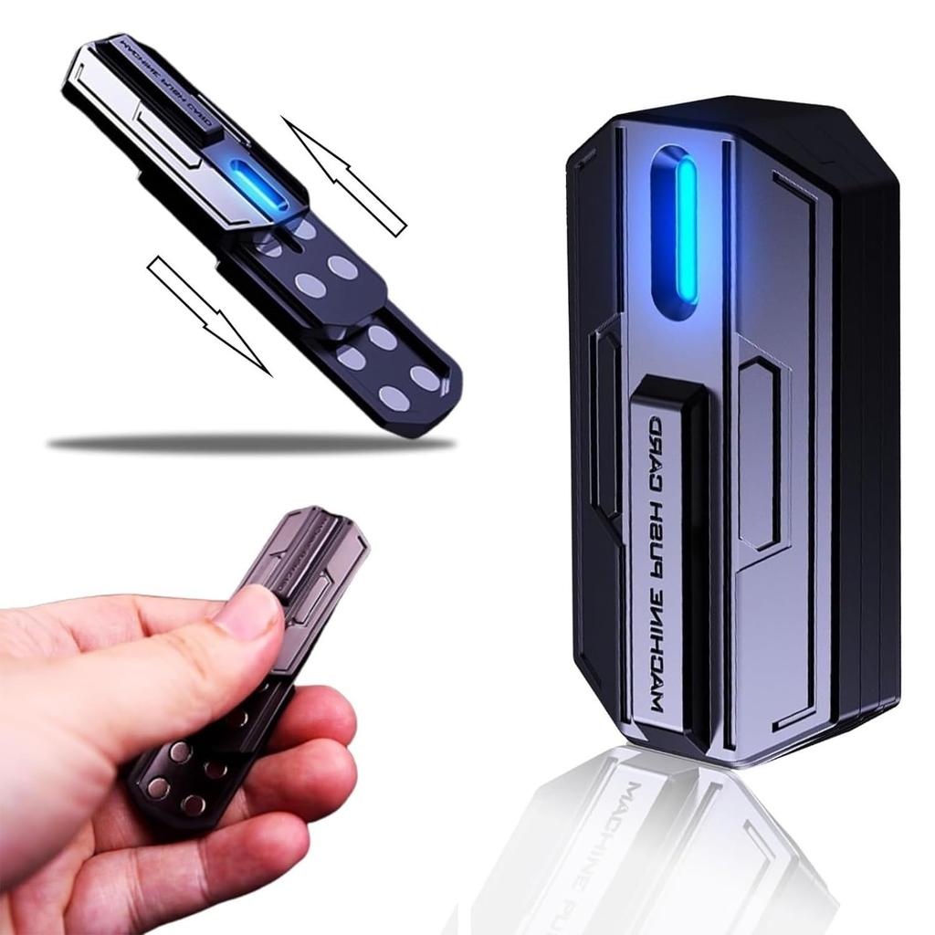 OBEST светящаяся игрушка-фиджет кубик-фиджет магнитный слайдер-фиджет 3 слоя толкаемая игрушка офисная игрушка-фиджет EDC ручная игра снятие стресса товары для снятия стресса взрослые