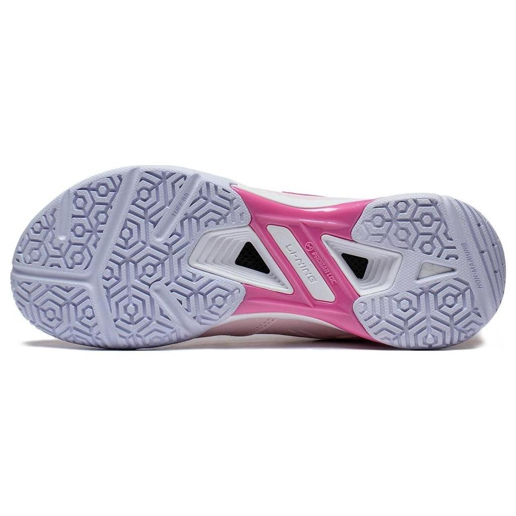 Кроссовки Li Ning Blade Pro из искусственной кожи, нескользящие, износостойкие, дышащие, низкие, для бадминтона, унисекс, кроссовки клубнично-розового цвета AYAT005-4