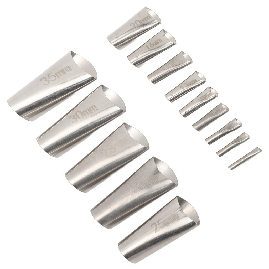 14 шт. насадок-аппликаторов для герметика 45 градусов Профессиональный комплект для финишной обработки герметика из нержавеющей стали для