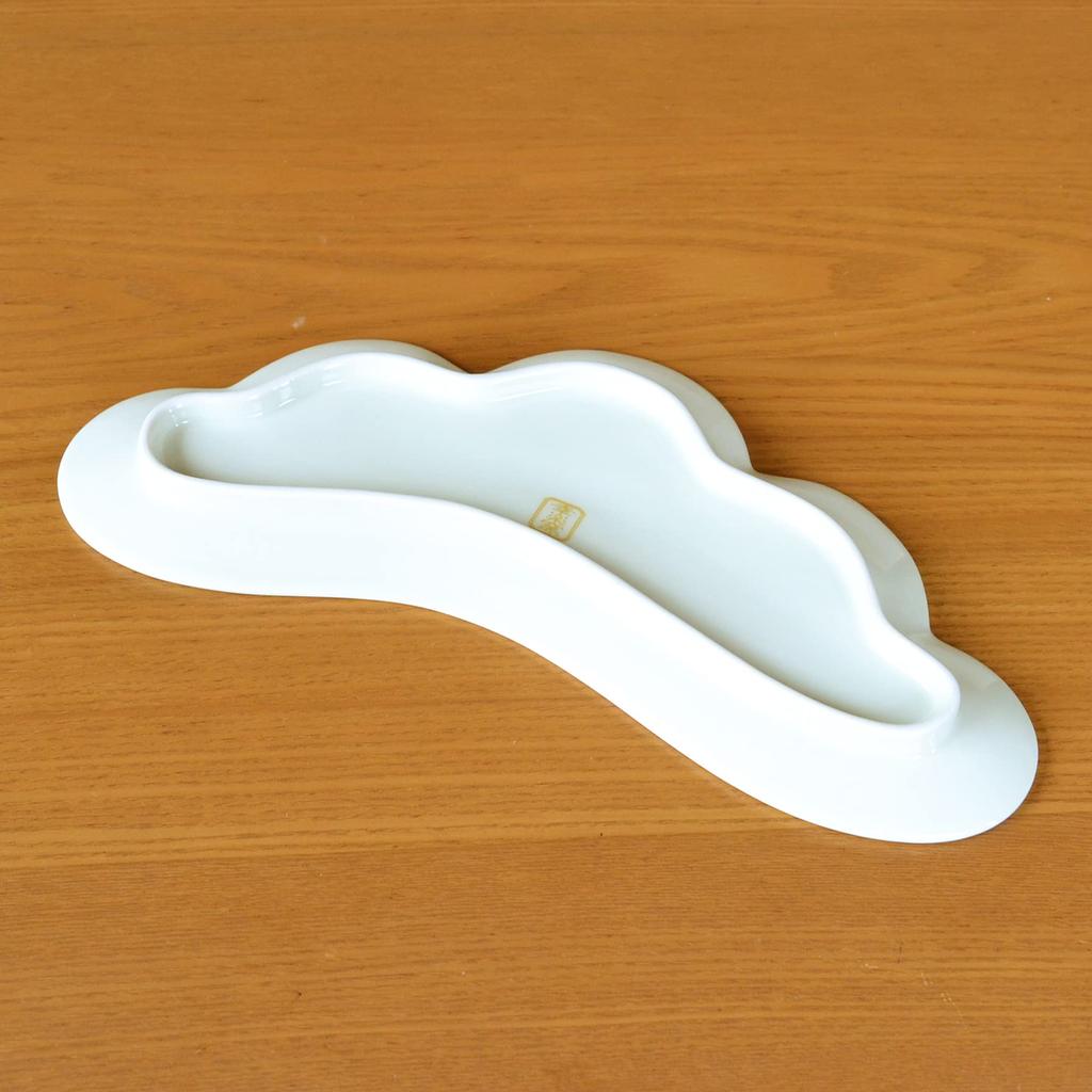 New Year Appetizer Japanese Food Serving Japanese Lucky Arita Set of Pair Tableware, Plate, Plate, 25cm, Tableware, Charm, Matsuba, Ware, Yukimatsuba,