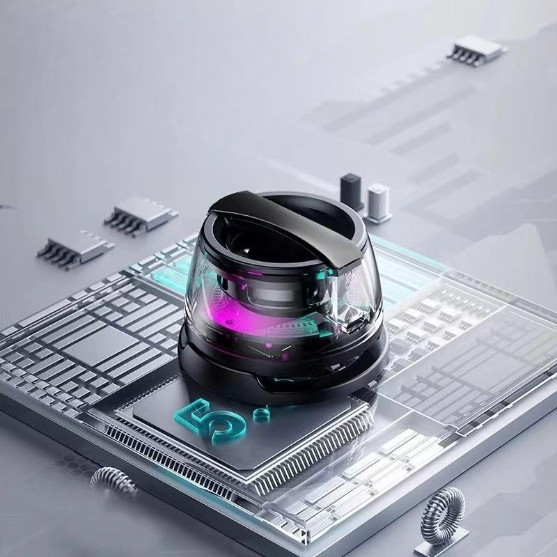 Портативная Bluetooth-колонка - Bluetooth 5.3+RGB-подсветка, длительное время работы от аккумулятора и магнитная подставка для телефона для улицы/дома