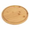 Bamboo Wooden Swivel Board Round 35x2.5cm